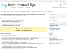 Tablet Screenshot of bedminton-liga.sk